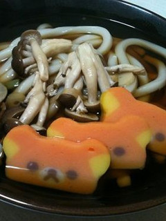 山菜キノコうどん-レシピのメイン写真