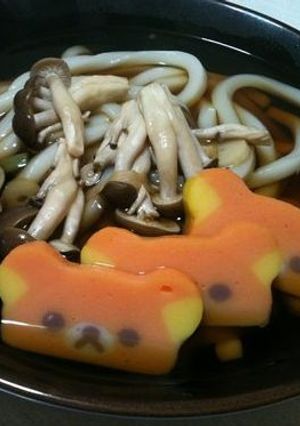 山菜キノコうどん-レシピのメイン写真