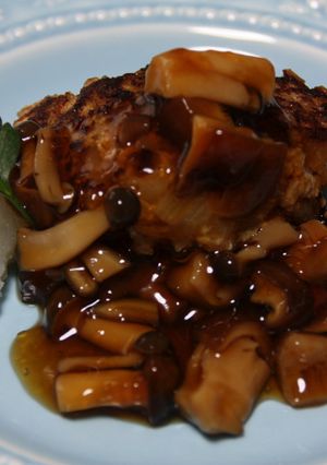 豆腐入り♪和風ハンバーグ☆きのこあんかけ-レシピのメイン写真