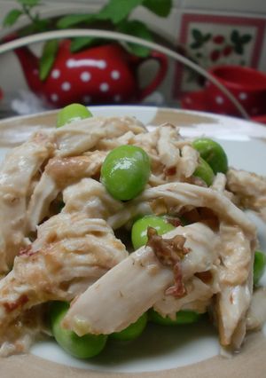 ✿枝豆と鶏むね肉の梅肉和え✿-レシピのメイン写真