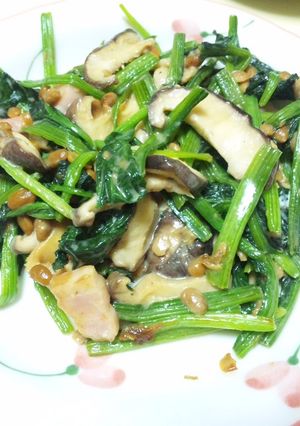 ほうれん草と納豆のソテー♪-レシピのメイン写真