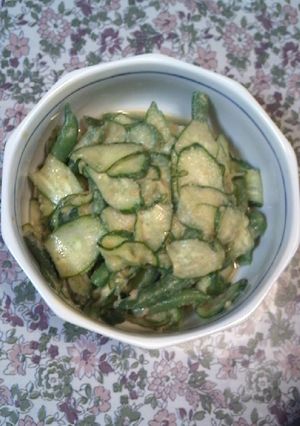 緑野菜のごま味噌和え-レシピのメイン写真