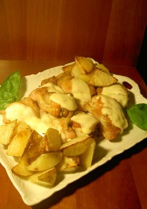 鶏肉のローズマリー風味　チーズのせ-レシピのメイン写真