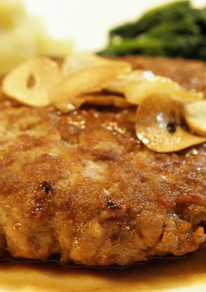 ひき肉のステーキ☆バター醤油味-レシピのメイン写真