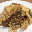 牛肉とたけのこのオイスター炒飯