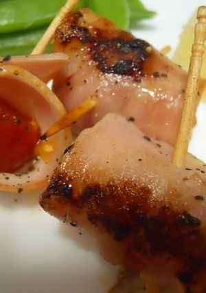 居酒屋さんの串焼き☆プチトマトベーコン-レシピのメイン写真