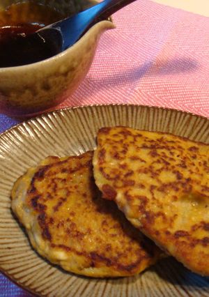 我が家の豆腐いわしハンバーグwith照り焼きソース-レシピのメイン写真