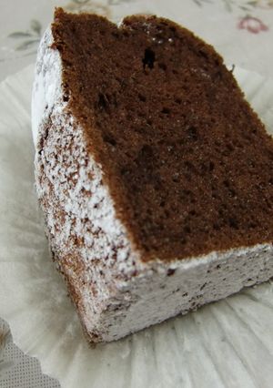 リッチなチョコシフォンケーキ-レシピのメイン写真