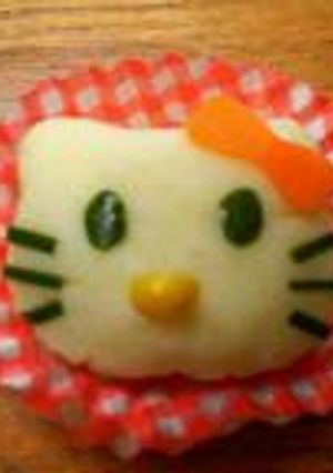 マッシュポテトでキティちゃん☆お弁当-レシピのメイン写真