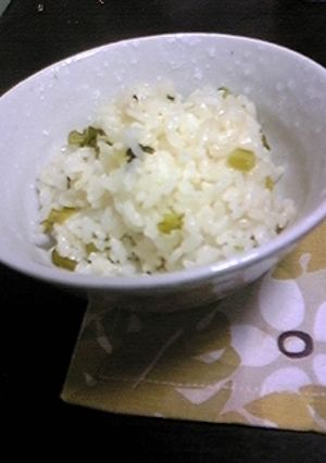大根の葉で鳥ガラご飯-レシピのメイン写真