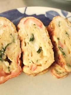 カニかまで変わり玉子焼き-レシピのメイン写真