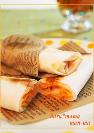 朝食に♥おやつに♥簡単ミニミニブリトー-レシピのメイン写真
