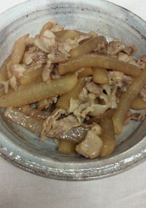大根と豚ばら炒め-レシピのメイン写真