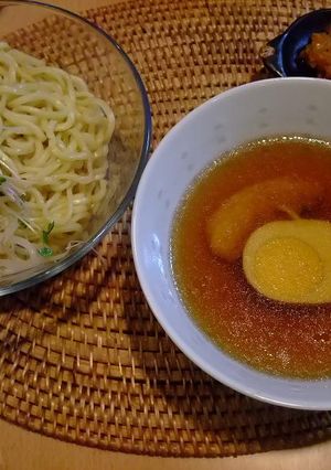 手羽元で簡単！手作り出汁でつけ麺-レシピのメイン写真