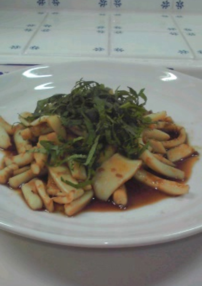 簡単★イカのしょうが焼き-レシピのメイン写真