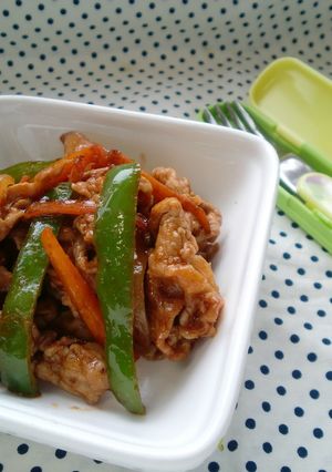 お弁当に～豚肉と野菜のケチャソース炒め-レシピのメイン写真