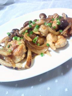 鶏としめじのマヨ炒め-レシピのメイン写真