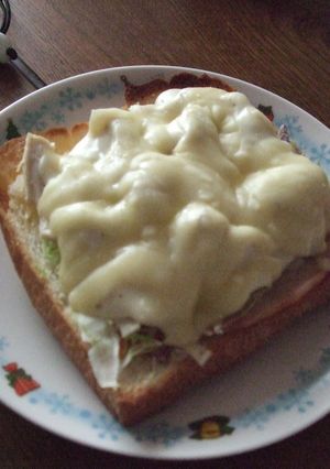 朝から野菜たっぷりトースト-レシピのメイン写真