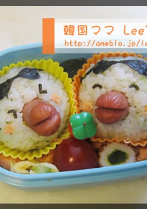 ソーセージDe簡単カワイイおにぎり弁当2-レシピのメイン写真
