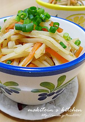 大根の皮のしっとりきんぴら(油ひかえめ)-レシピのメイン写真