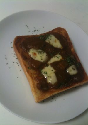 レトルトカレートースト-レシピのメイン写真