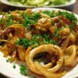 イカと新玉葱のカレーソテー