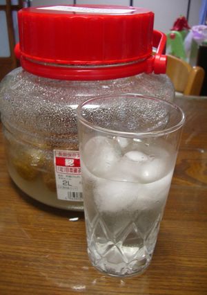酸っぱいのが苦手な方に・・・梅シロップ♪-レシピのメイン写真