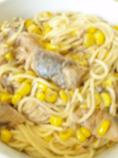 サバ味噌パスタ-レシピのメイン写真
