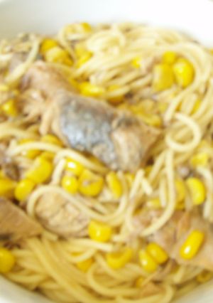 サバ味噌パスタ-レシピのメイン写真