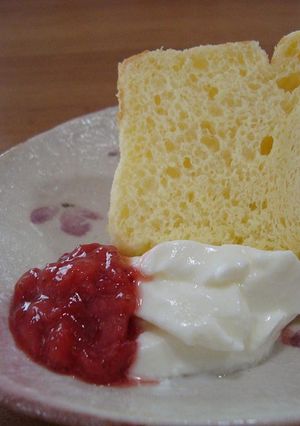 我が家のプレーンなシフォンケーキ♪-レシピのメイン写真