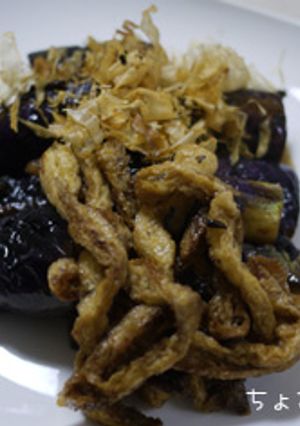 大葉にんにく醤油で茄子と油揚げの蒸し焼き-レシピのメイン写真