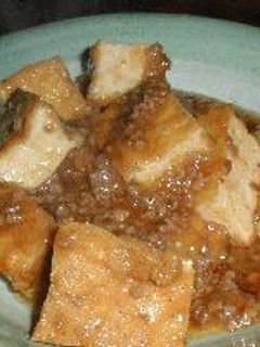 麻婆厚揚げ-レシピのメイン写真