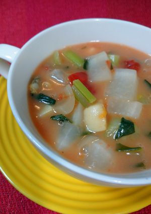 ころころ野菜のトマトクラムチャウダー-レシピのメイン写真