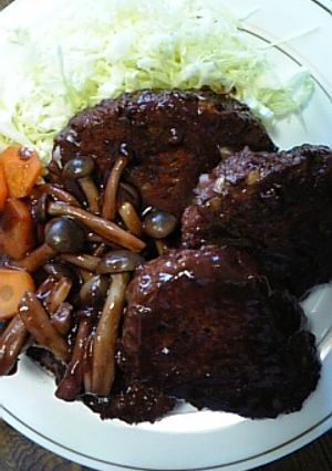 【高タンパク】ヘルシー煮込みハンバーグ♪-レシピのメイン写真