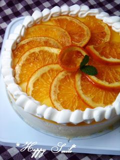 オレンジのムースケーキ-レシピのメイン写真