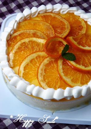 オレンジのムースケーキ-レシピのメイン写真