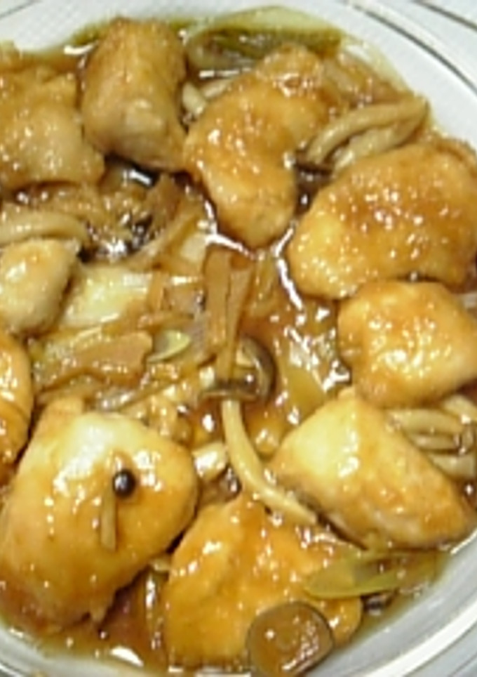 ★鶏肉の生姜照焼風ﾚﾝｼﾞ蒸し★-レシピのメイン写真