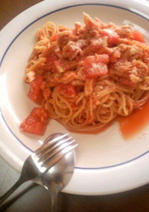 レンジで簡単☆さっぱりナポリタン風-レシピのメイン写真