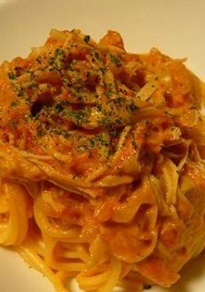カニカマのトマトクリームパスタ-レシピのメイン写真