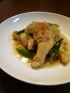 鶏手羽元とオクラのみぞれ煮。-レシピのメイン写真