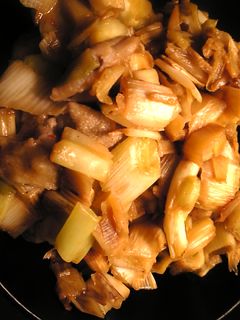 牛アカセンマイと葱の味噌ピリ辛炒め-レシピのメイン写真