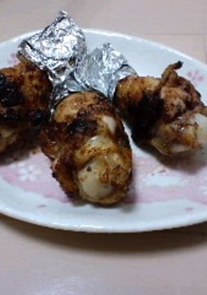 鶏手羽元のスパイス焼き、インディア風-レシピのメイン写真