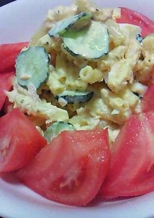カレー味のマカロニサラダ♪-レシピのメイン写真