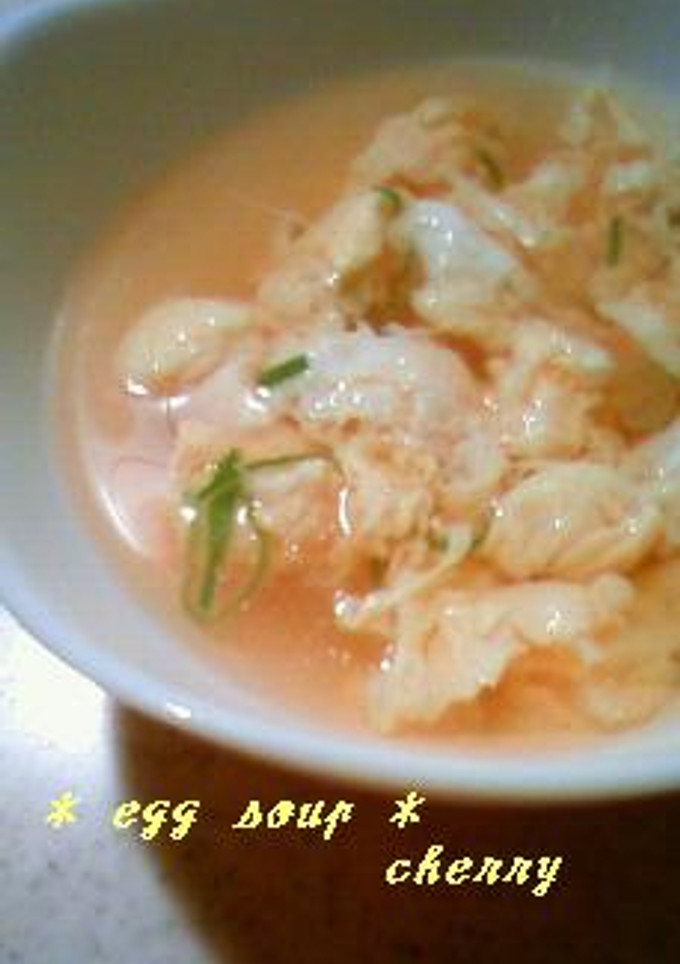 鶏のだしのきいた卵スープ♪-レシピのメイン写真