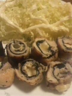 ささみの海苔&カマンベール巻き-レシピのメイン写真