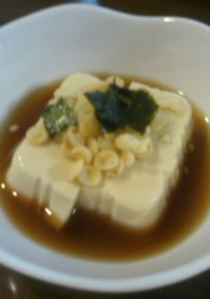 天かすのせて！『ぶっかけ冷奴』-レシピのメイン写真