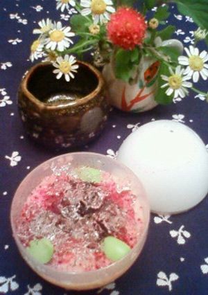 紫陽花プリン-レシピのメイン写真