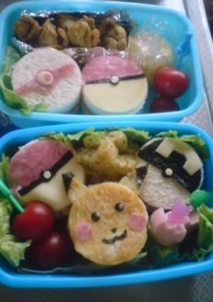 キャラ弁♪ポケモンサンドイッチ♪-レシピのメイン写真