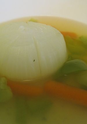 お花の玉ねぎスープ-レシピのメイン写真