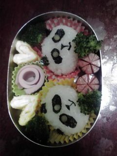 1歳♂のキャラ弁 パンダさん-レシピのメイン写真